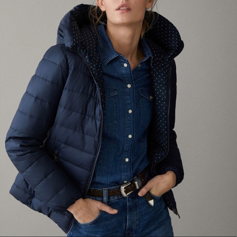 GAP - Navy Blue Down Jacket/Puffer